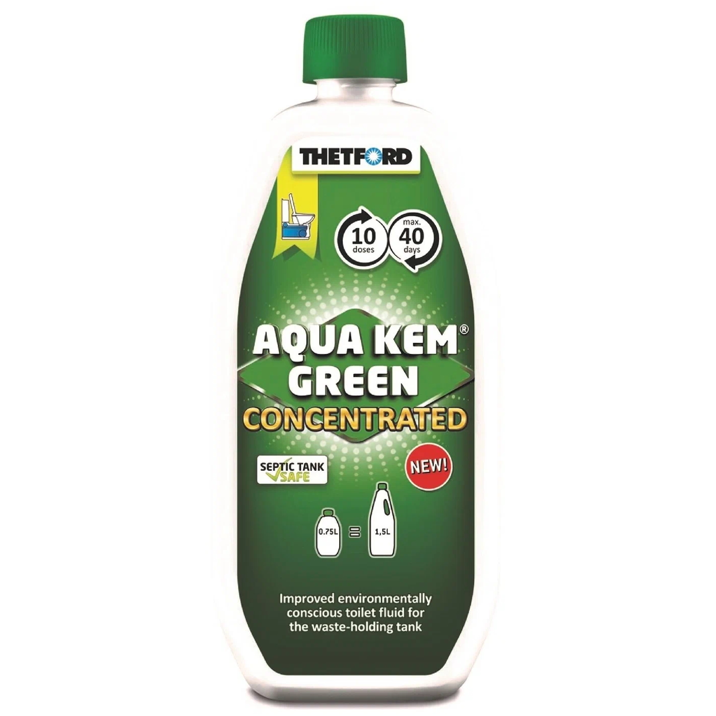 Thetford - Tethord Aqua Kem Green concentrate 0,75.,  